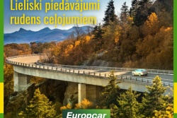 Atpūtas un ceļojumu piedāvājumi 20.09.2022 - 02.10.2022 Lieliski piedāvājumi rudens ceļojumiem Europcar